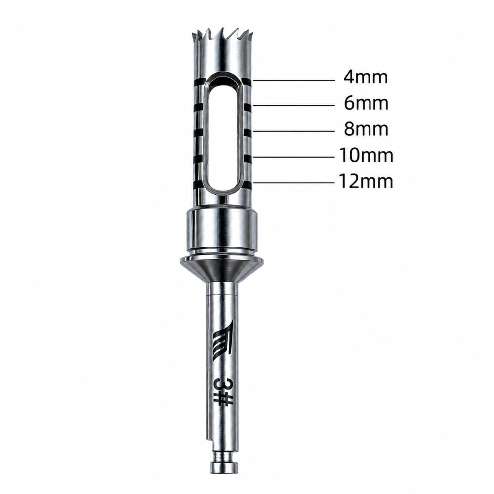 Dental Trephine Drill for Bone Harvesting - eedasdent