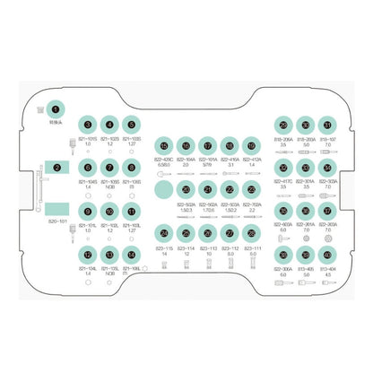 Implant Surgical Bur and Prosthetic Driver Kit - eedasdent